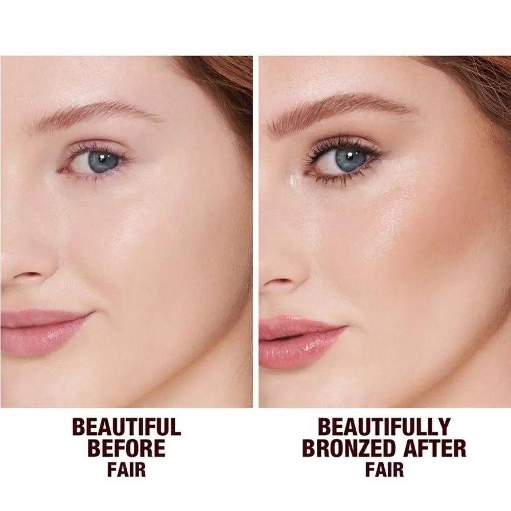 New Charlotte Tilbury Beautiful Skin Sun-Kissed Glow Cream Bronzer